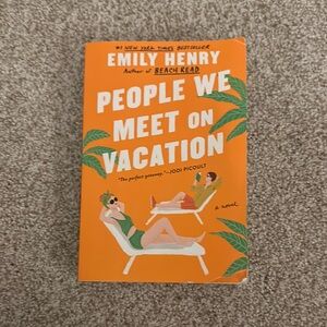'People We Meet on Vacation' Book - Orange Cover